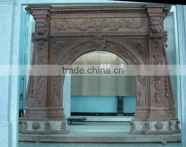 Cultured Marble Fireplace With Cheap Price photo-5