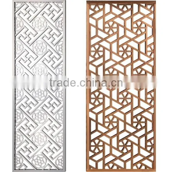 Customized Interior Decorative Metal Hotel Room Divider Panel photo-4