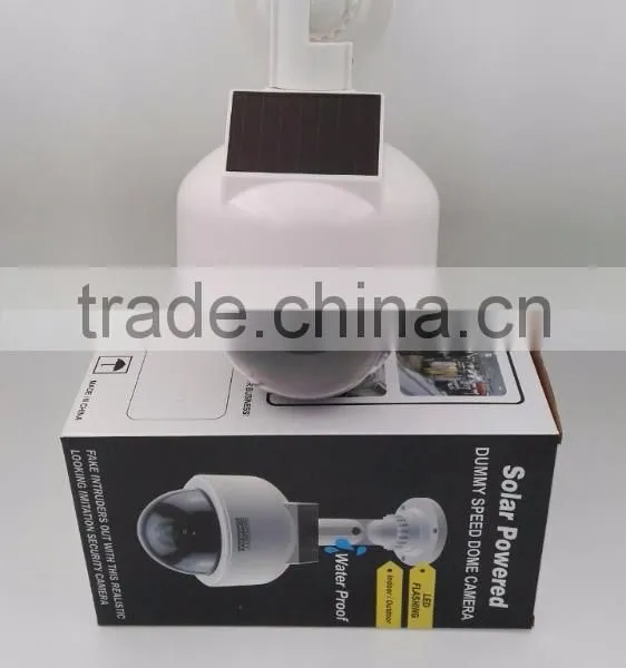Factory Cheap Fake Dome Camera, Realastic Looking Waterproof Solar CCTV Security Camera, Dummy Speed Security Camera For Sale photo-5