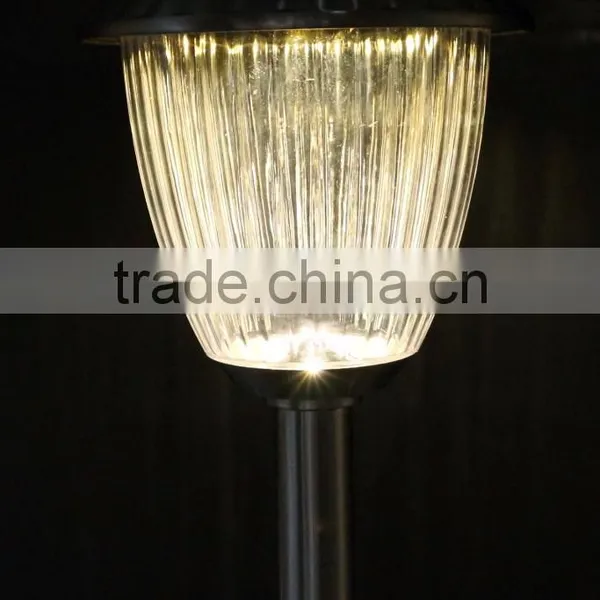 8pk Stainless Steel Solar Path Light Outdoor LED Landscape Lawn Garden Lamp- 115 mm photo-4