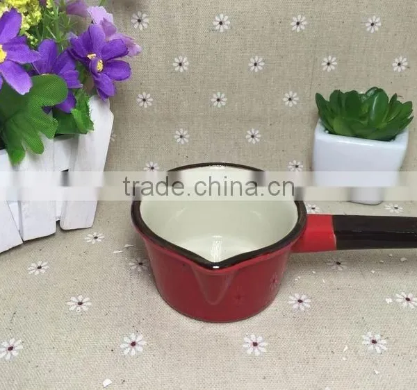Stocked Korean Style Colorful Single Handle Cheap Ceramic Pots photo-4