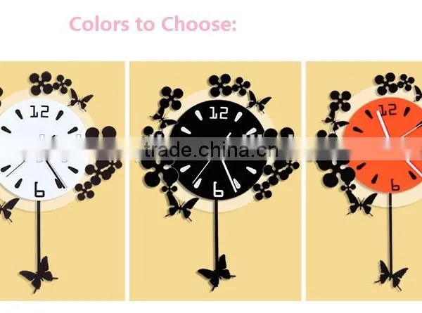 Luxury Modern DIY Acrylic Wall Clock Stickers Decals Home Room Art Decor Watches/timepiece photo-6