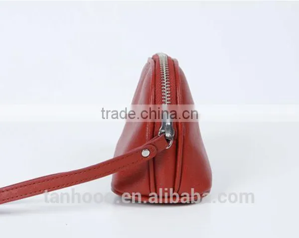 Waterproof pu Leather Small Packaging Travel Plain Makeup Bag photo-2