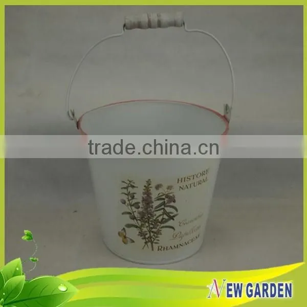 Unique Luxury Handicraft High Quality Barrel Flower Pots With Handles photo-4