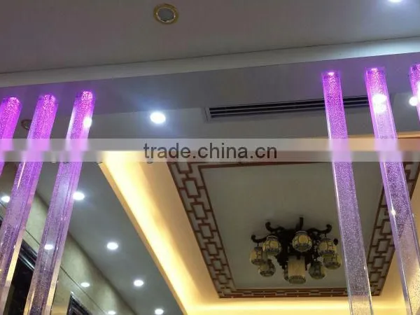 Extra White Bubble Polished Glass Pillars photo-3