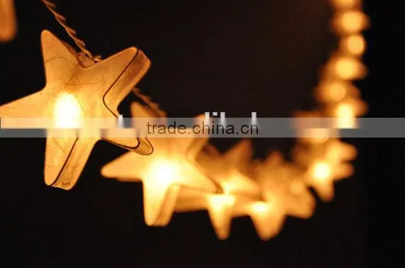 20 Handmade Star Lantern Battery Led Lights Decorative Hanging Lights photo-2