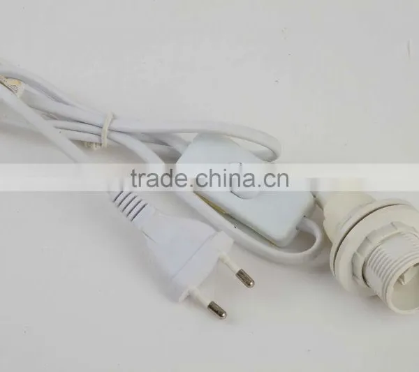 E27 Lamp Holder Droplight With Plug Wire photo-3