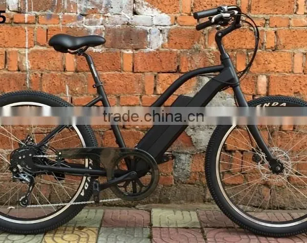 Lithium Battery Powered Electric Beach Bicycle Beach Cruiser Electric Bike for Lady photo-4