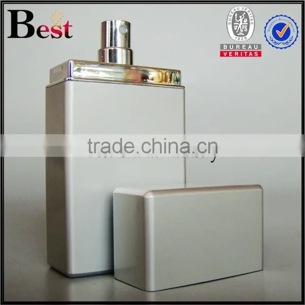 80ml Credit Card Spray Bottle High Quality Credit Card Spray Bottle Purplr Square Plastic Perfume Bottle photo-2