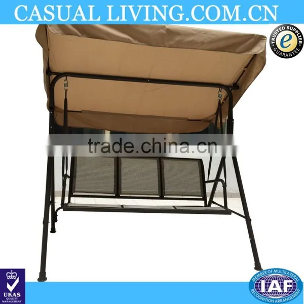 Outdoor 3 Seat Cushioned Swing Chair photo-2