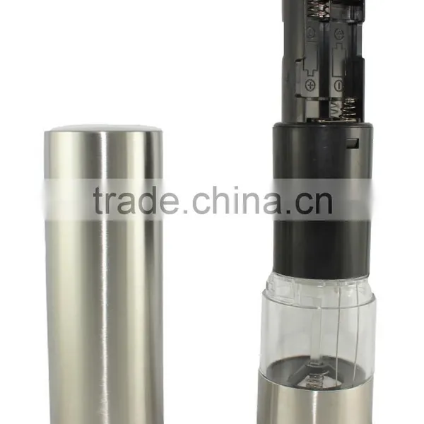 New Stainless Steel Manual Kitchen Spice Sauce Salt Pepper Mill photo-2