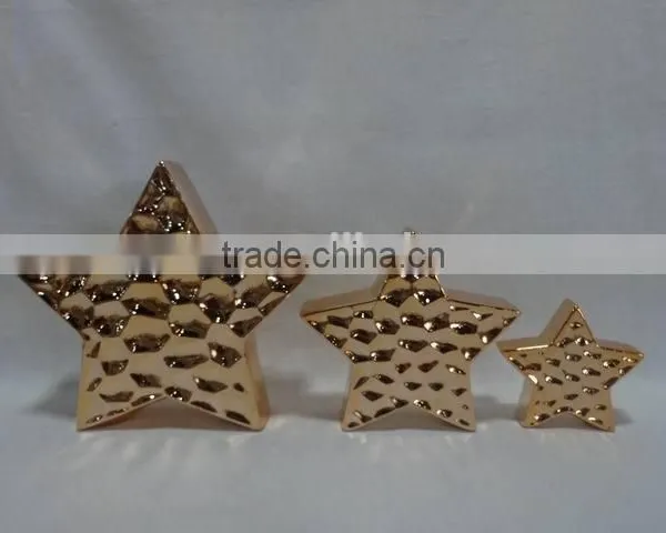 Plating Porcelain Apple Shape Decorations Holiday Decorations photo-6