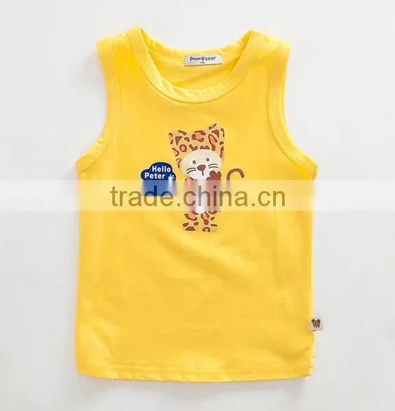 Custom Breathable Nylon Sport Kids Singlet Fashion Children Tank Top photo-4