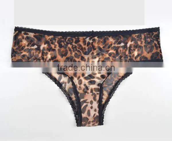 Anti-bacterial Fiber Soft Transparent Sexy Panties Lace Waist High Code Underwear Cueca Calcinhas Briefs Genuine Women Underwear photo-2