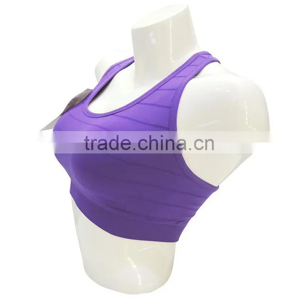 Running Bra Underwear Fitness Wear Seamless Woman Underwear Ladies Sport Bra photo-2