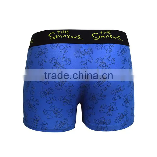 Polyester Cotton Underpants Funny Young Men Underwear Boxer photo-3