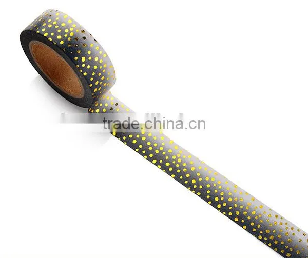 Gold Foil Polka Dot Masking Tape photo-3