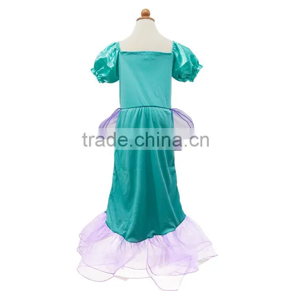 2016 Instyles Girl's Mermaid Ariel Fairytale Princess Fancy Dress Costume Kids Child photo-2