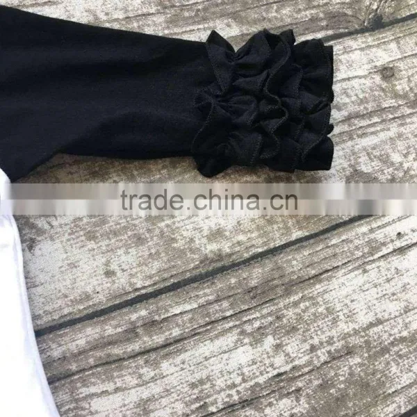 Baby Girls Cotton Raglans Girls Little Miss Rule the School Raglans Baby Girls Back to School Cotton Raglans Ruffle Sleeve photo-4