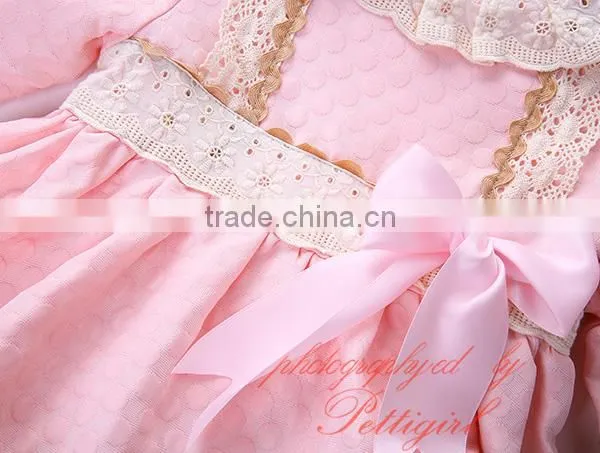 Baby Girl Dresses Party Wear Pink Dress photo-5