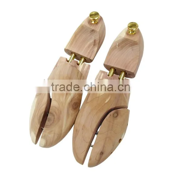 Individual Packing and Custom Logo Available Red Cedar Wood Shoe Stretcher With Double Tube photo-6