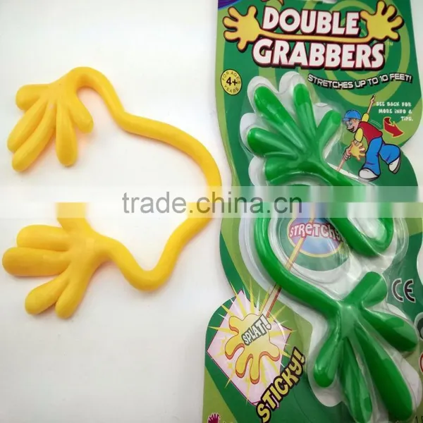 TPR Plastic Sticky Hand Toy For Kids Novelty Toys Sticky Hand Palm photo-2