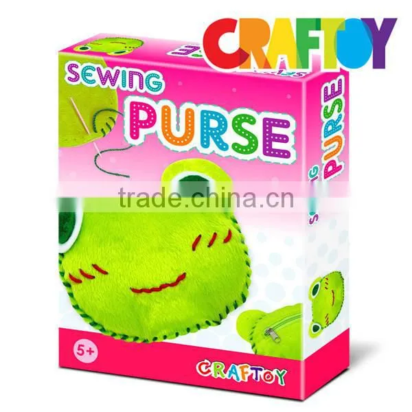 Children Crafts do it Yourself Sewing Purse Frog Purse photo-2