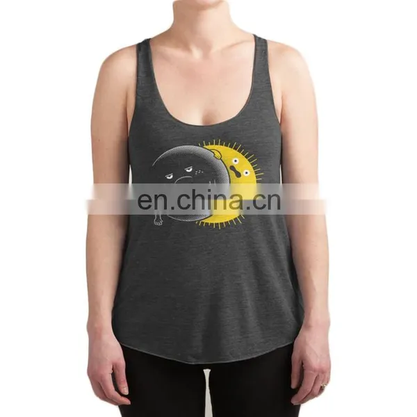 OEM Woman Clothing 2017 Latest Summer Design Yoga Sports Gym Stringer Tank Top Custom Designn in Bulk photo-5