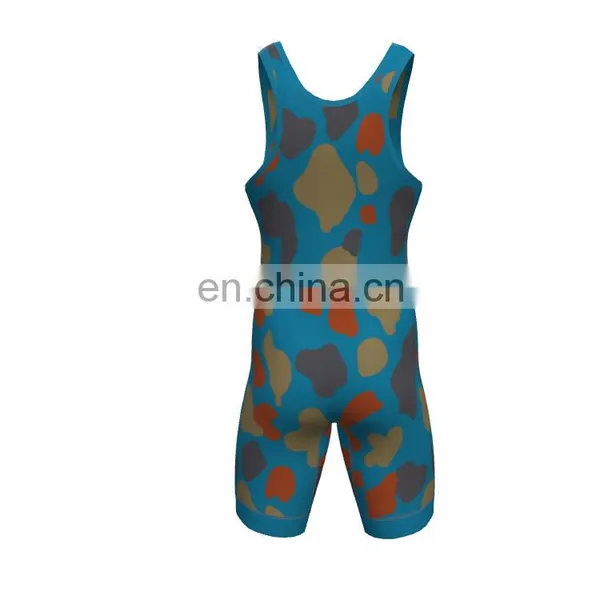 Wholesale Cheap Quick Dry Gym Wrestling Singlets photo-5