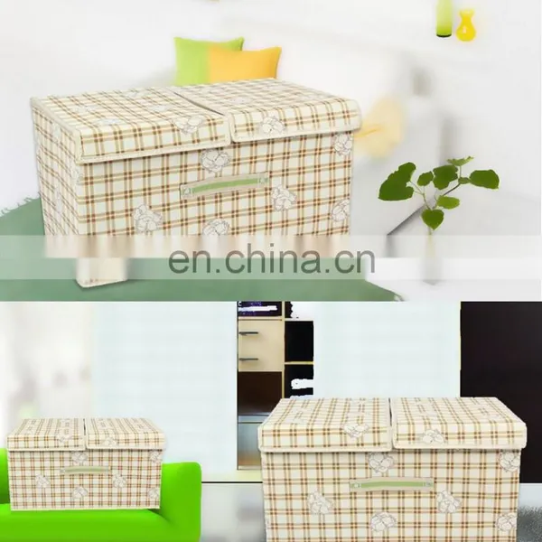 New Arrival Cheap Price Color Printing Foldable Double Covers Sweater Organizer Storage Box photo-2
