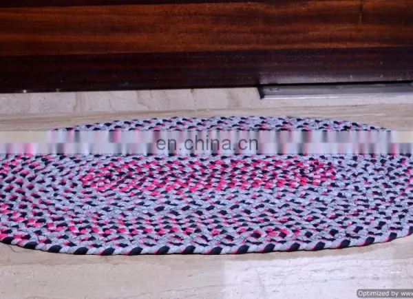 Indian Designer Handmade Rug Door Mat Floor Mat Embroidered Ethnic Art photo-2