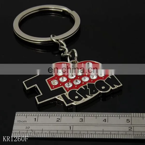 Bowknot Shape Metal Keychain Charms Key Ring Key Holder photo-5