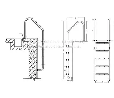 SF Series Swimming Pool Ladder photo-2