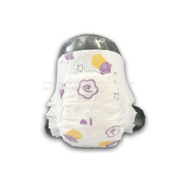 Cloth Like Film Ultra Soft Disposable Eco-Friendly Baby Diapers Free Sample photo-3