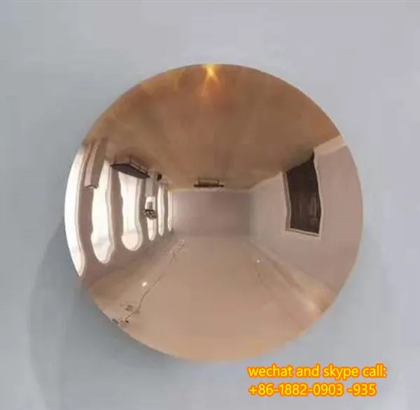 Stainless Steel Garden Sculpture Laser Spherical Sculpture photo-5