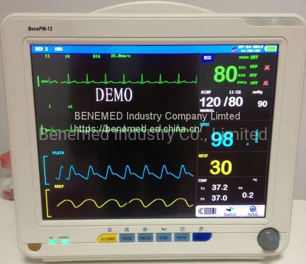 Patient Monitor With 12.1 Inch TFT Color Screen Benepm-12 photo-3