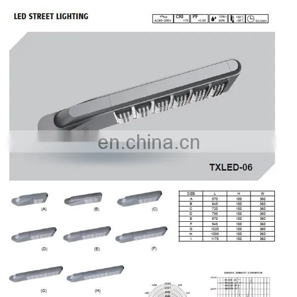 Street Light Led Lamp Housing Aluminium Led Street Light Housing photo-3