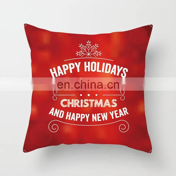 1PCS Custom Made Merry Christmas Happy New Year Cushion Cover photo-5