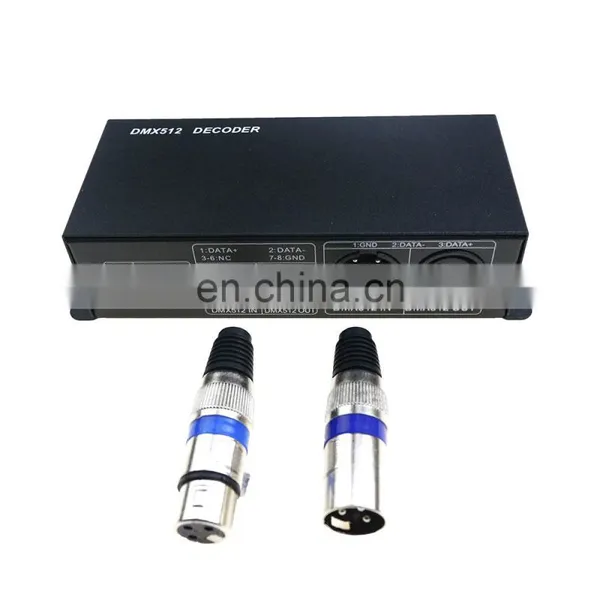 DC 12V-24V 3 Channel DMX 512 Decoder LED Controller for RGB 5050 3528 LED Strip Light photo-3