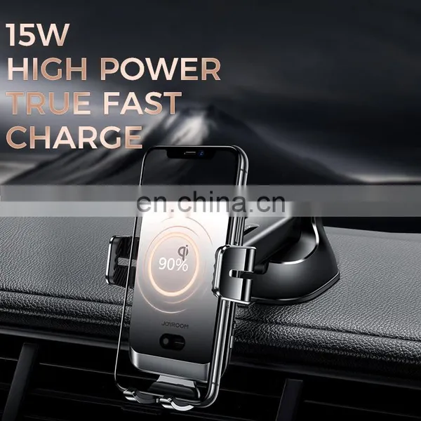 Joyroom Automatic Infrared Induction Dashboard Car Holder for Phone 15W qi Wireless Charging Car Phone Holders photo-4