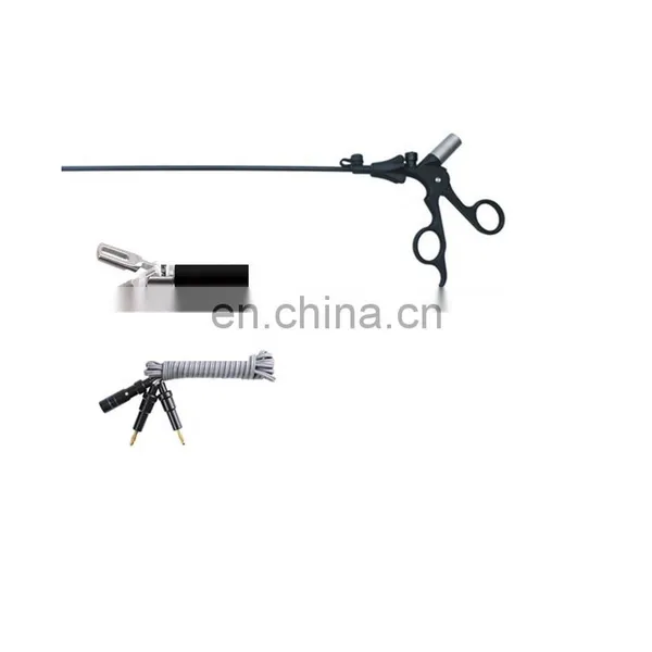 Autoclavable Curved Bipolar Forceps for Laparoscopic Instruments photo-2
