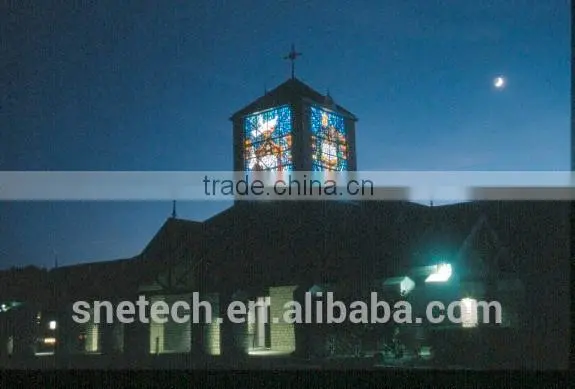 Tempered Facted Glass Church Pattern Interior or Exterior Decoration photo-6
