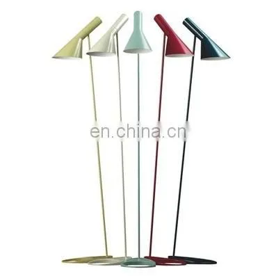 Modern Iron Adjustable Shade Stick Floor Lamp With Reading Light photo-2