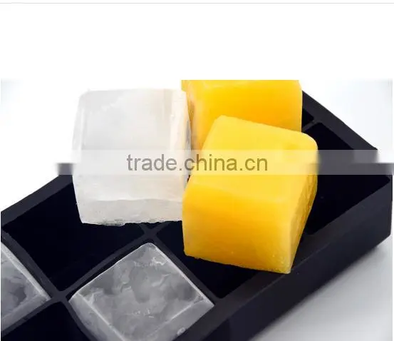 4/6/8 Cavity Reusable Ice Cube for Drink, Square / Round Shape Silicone Ice Cube Tray photo-5