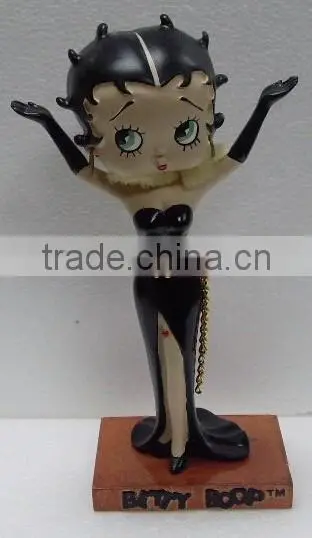 Custom Naughty Sports Betty Boop With Football Figurines photo-4