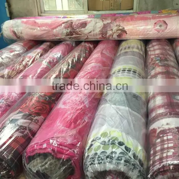 Polyester Printed Bedsheet Stocklots Fabric in 100% Polyseter photo-4