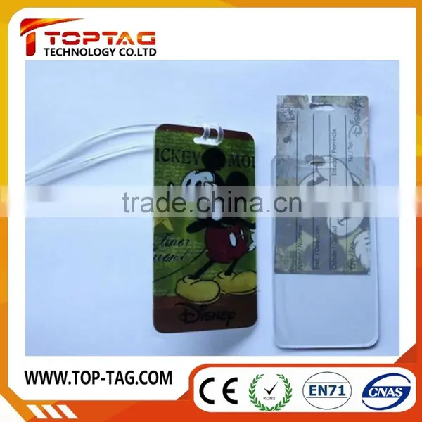 International Airport Gift PVC Luggage Tag photo-6
