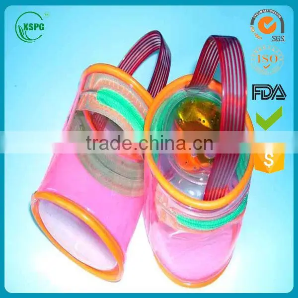Pvc Plastic Packaging Bag With Handle photo-2
