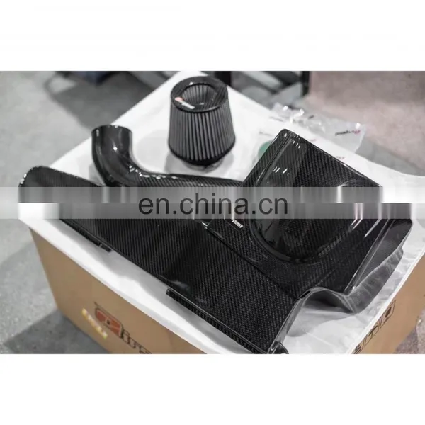 Full-dry Carbon Fiber Process Car Air Intake System Modified Intake Kit for S3 Golf MK7 TT 2.0T EA888 GEN3 Hood Retrofit Vents photo-2