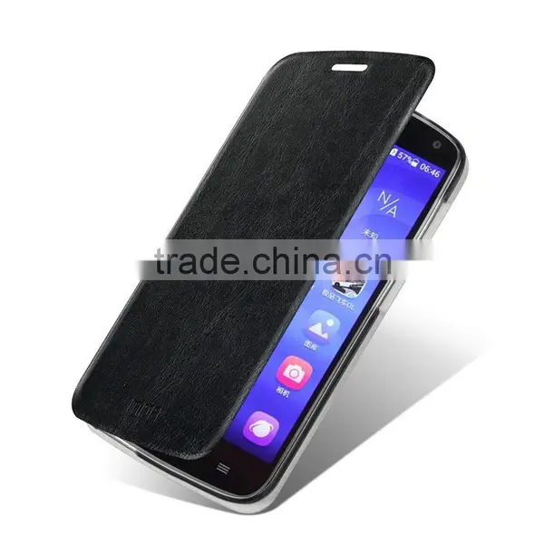 MOFi Case Celular Leather Flip Housing for Huawei Honor 3C, Mobile Phone Coque Back Cover for Huawei H30-L01 photo-2